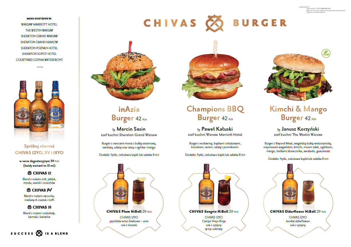 chivas and burger