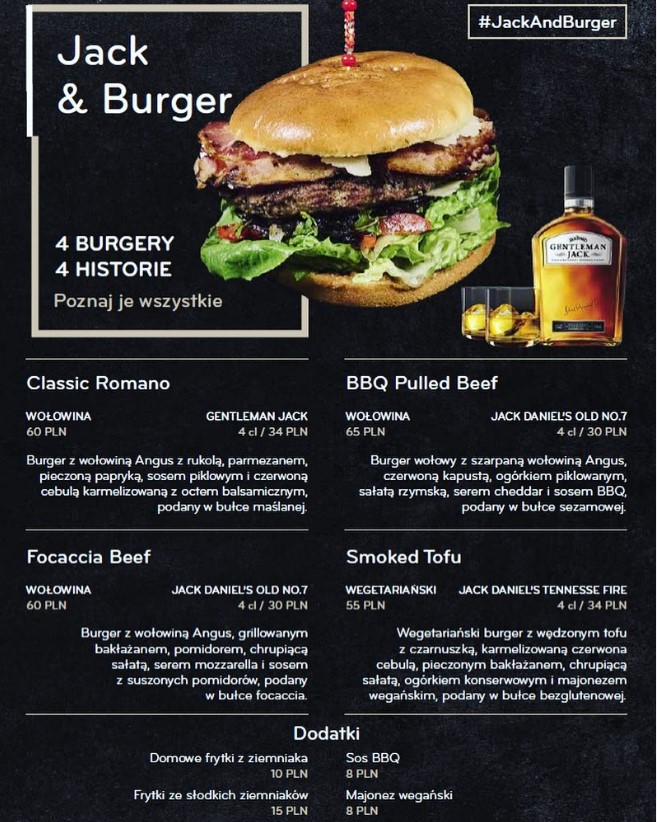 jack and burger menu