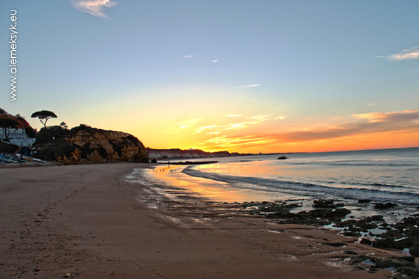 Wschód słońca nad Algarve