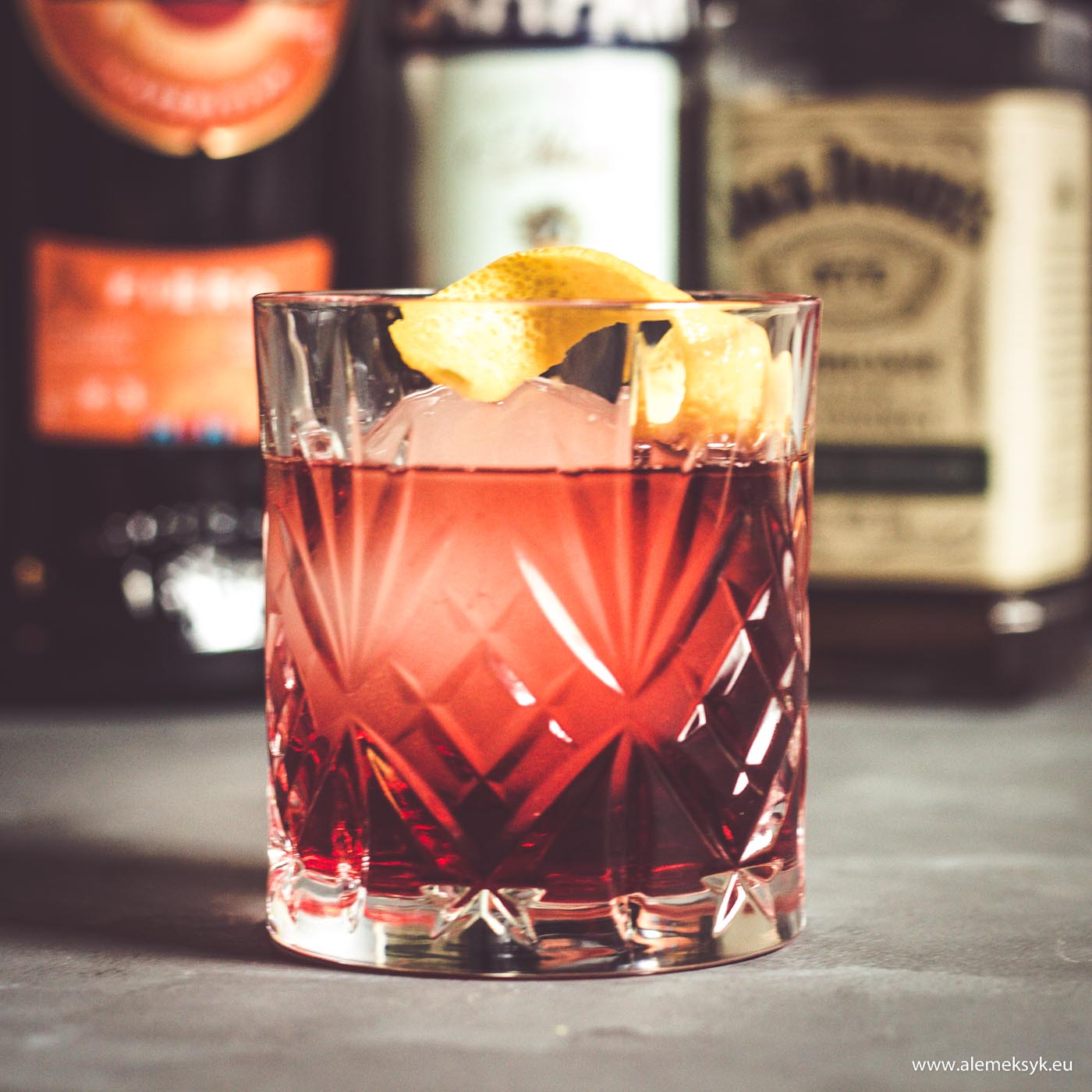 martini fiero - boulevardier cocktail