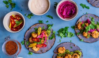 Tacos de camaron - czyli cudownie pyszne i kolorowe taco z krewetkami