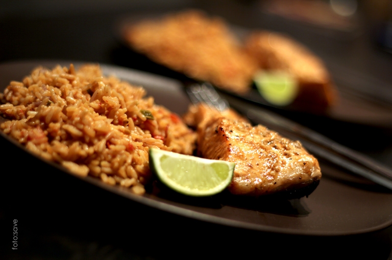 Łosoś w marynacie smoked chipotle