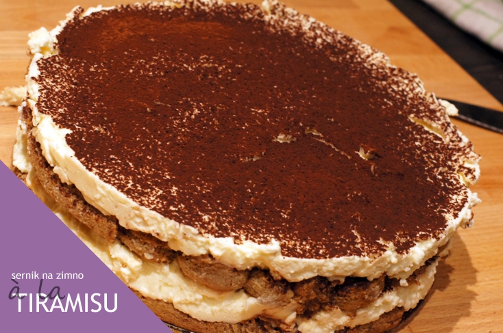 Sernik a la tiramisu