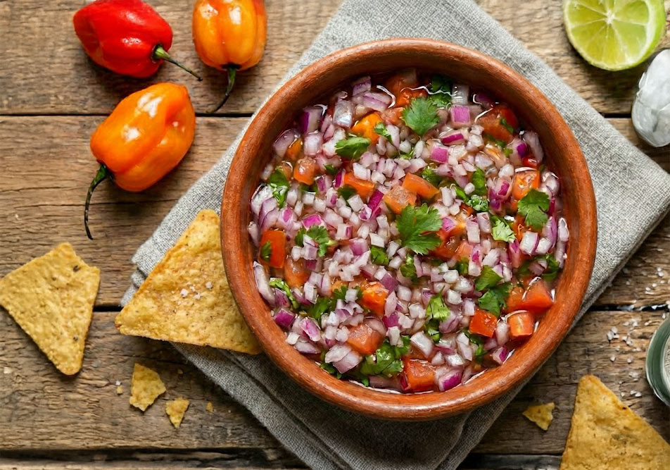 Salsa xni-pec – cebula, habanero i limonka