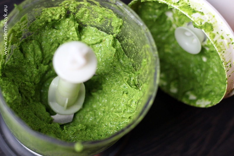 Zielone pesto z rukoli