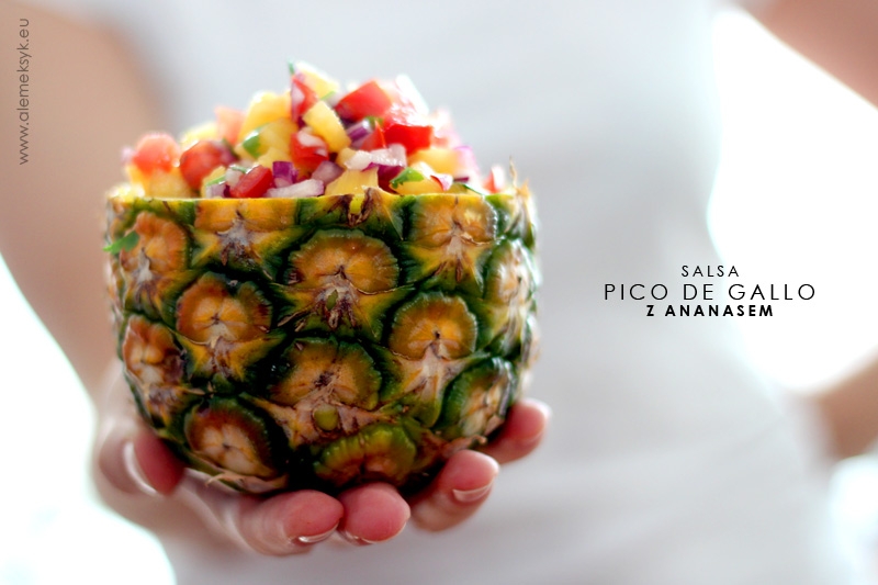 Salsa pico de gallo z ananasem