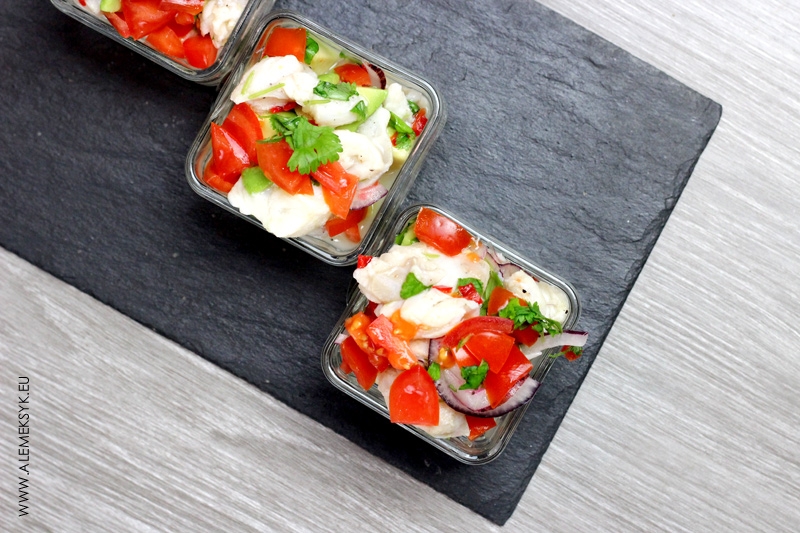 Meksykańskie ceviche z dorsza
