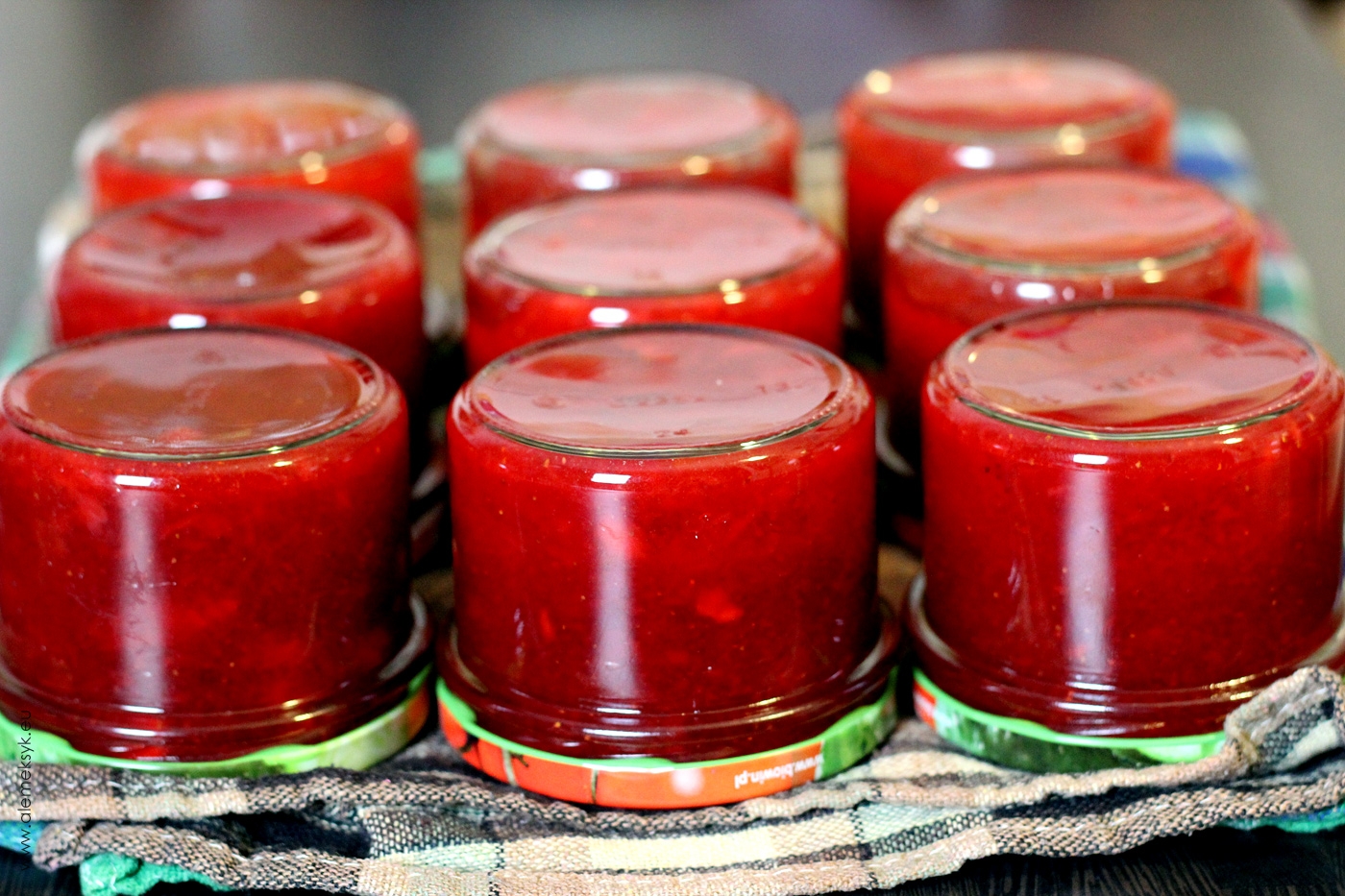 Domowy dżem truskawkowy