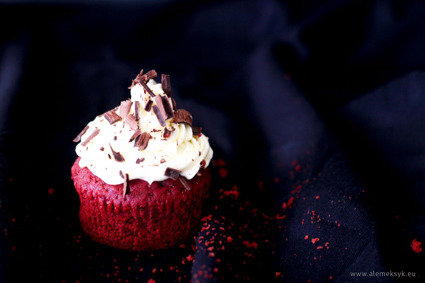 Muffinki red velvet – czyli czerwone babeczki z kremem waniliowym