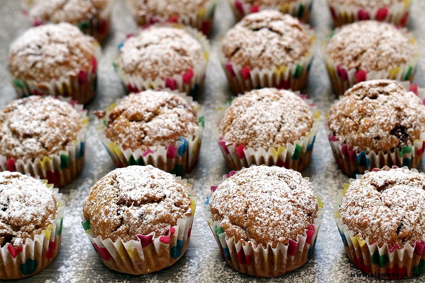 Jesienne muffinki czyli babeczki z pieczonej dyni