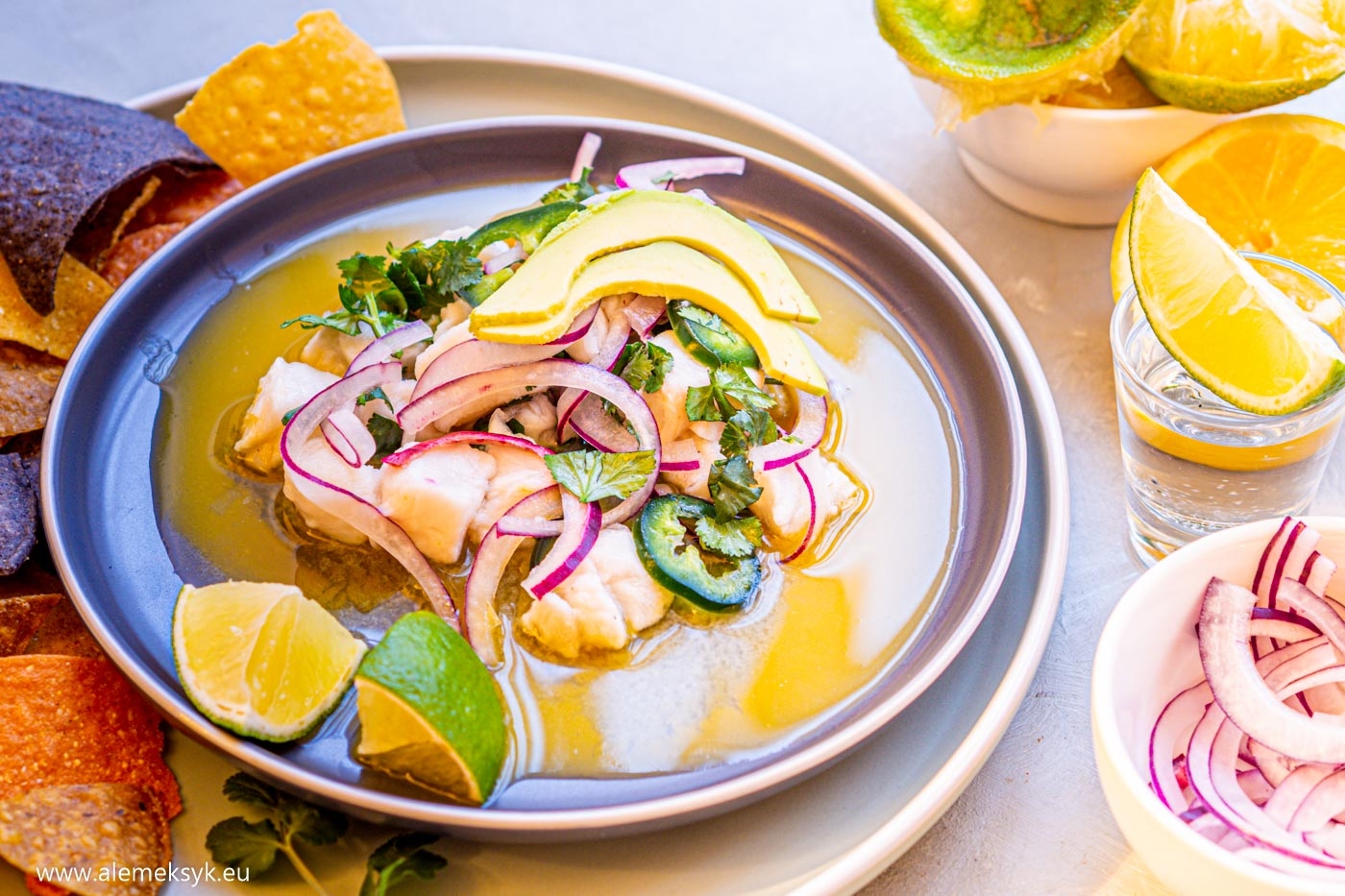 Ceviche z dorsza w limonce i pomarańczy – meksykański przepis na rybę