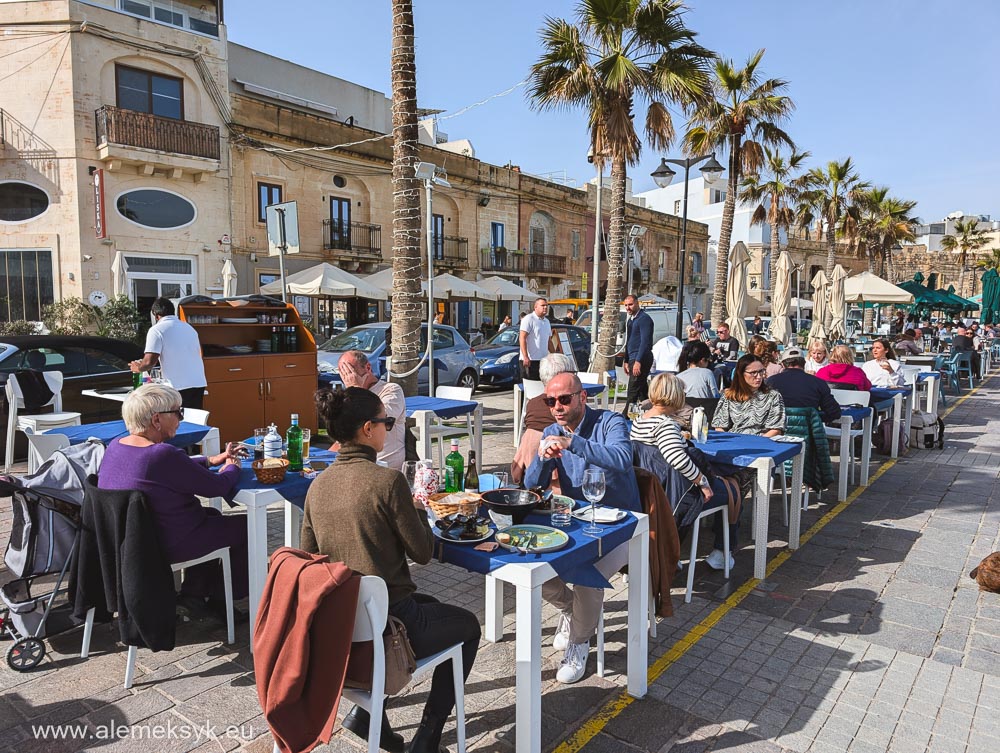 Gdzie zjeść na Malcie? Restauracja Liska w Marsaxlokk