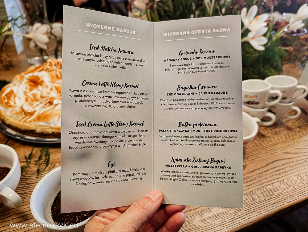 wiosenne menu Green Caffè Nero 2026