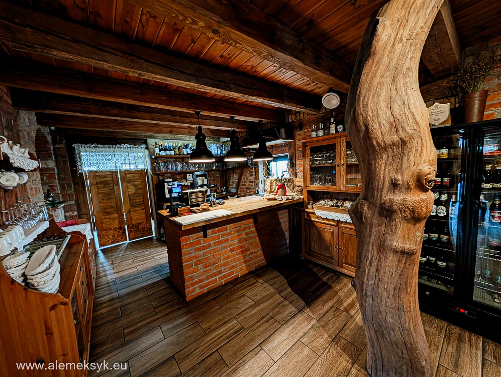 Gospoda Warmińska Butryny wnętrze restauracji klimat warmiński